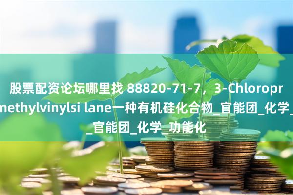 股票配资论坛哪里找 88820-71-7，3-Chloropropydimethylvinylsi lane一种有机硅化合物_官能团_化学_功能化